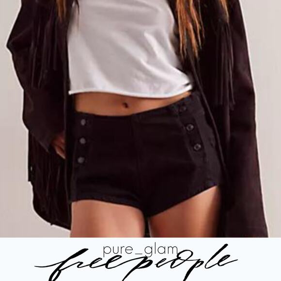 Free People denim shorts - Picture 3 of 6